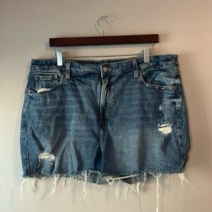 Denim Cut Ofd Shorts Size 16 Old Navy